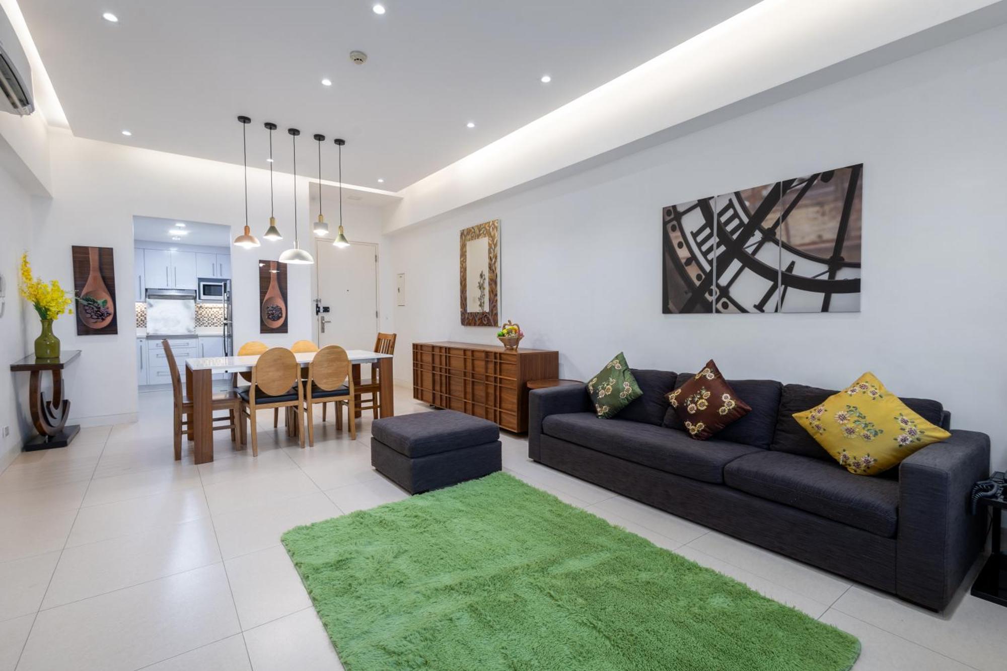 شقة New 2Br Of 86Sqm With Parking & Netflix In Bgc مانيلا المظهر الخارجي الصورة