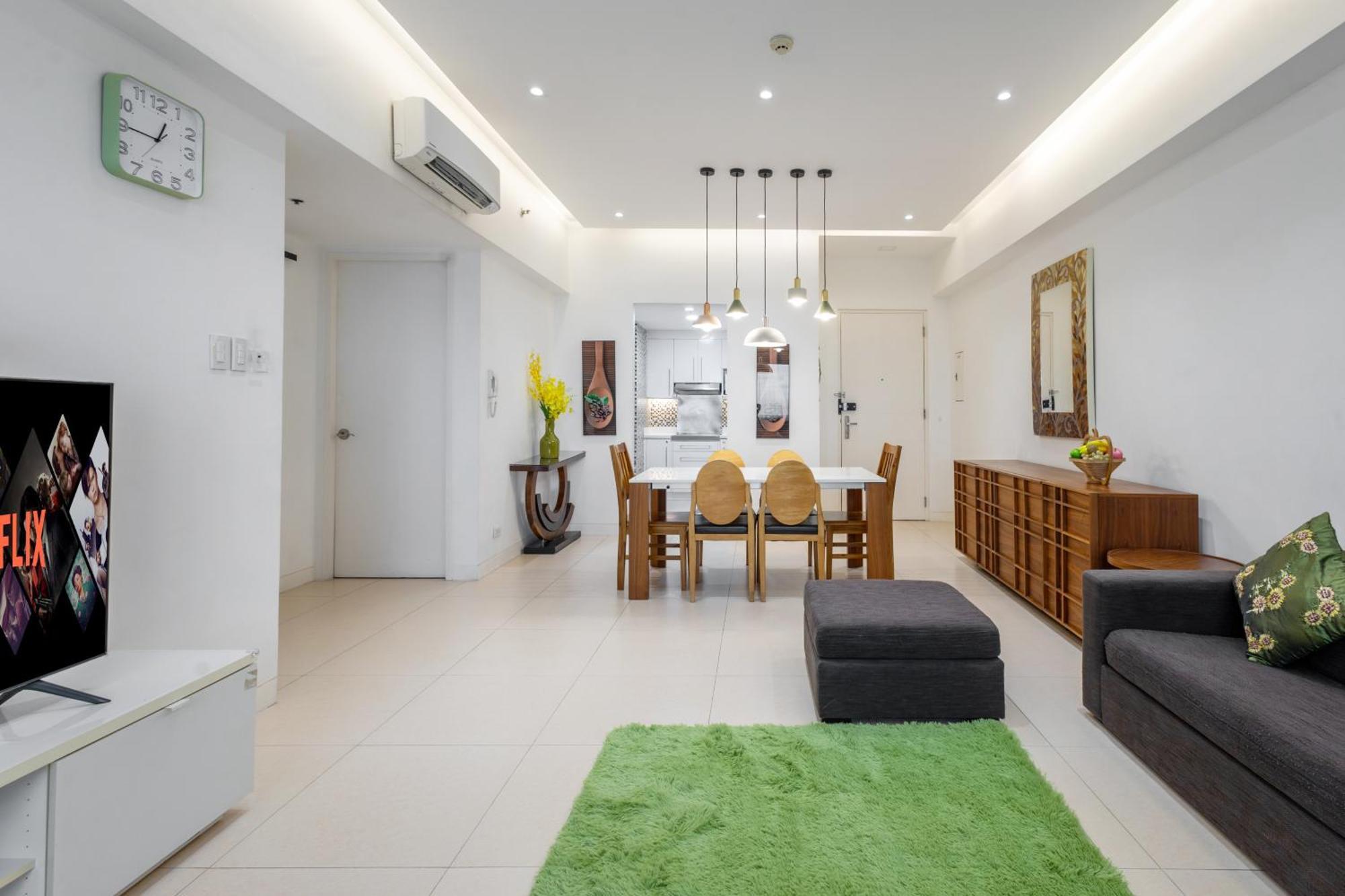 شقة New 2Br Of 86Sqm With Parking & Netflix In Bgc مانيلا المظهر الخارجي الصورة