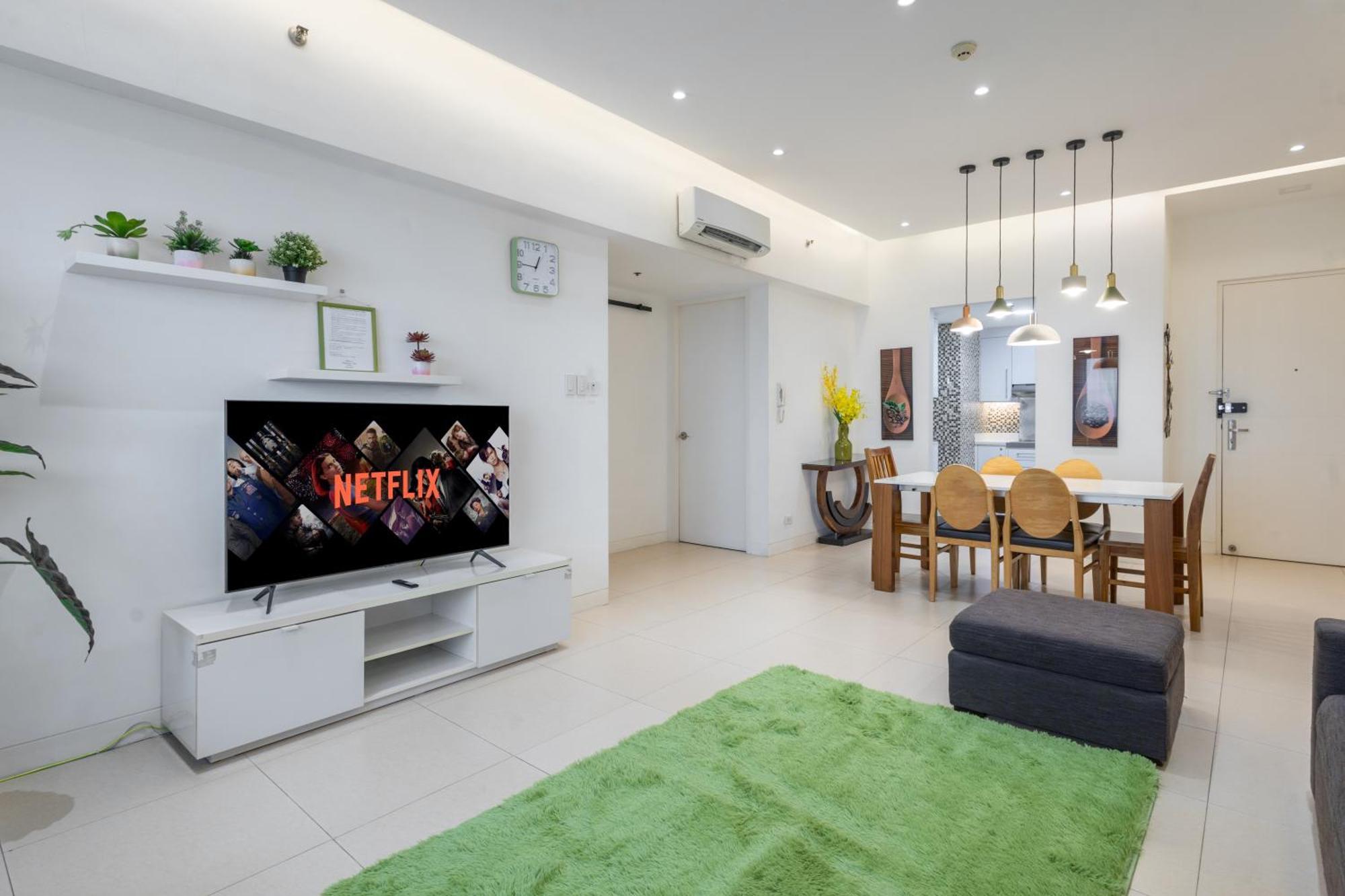 شقة New 2Br Of 86Sqm With Parking & Netflix In Bgc مانيلا المظهر الخارجي الصورة